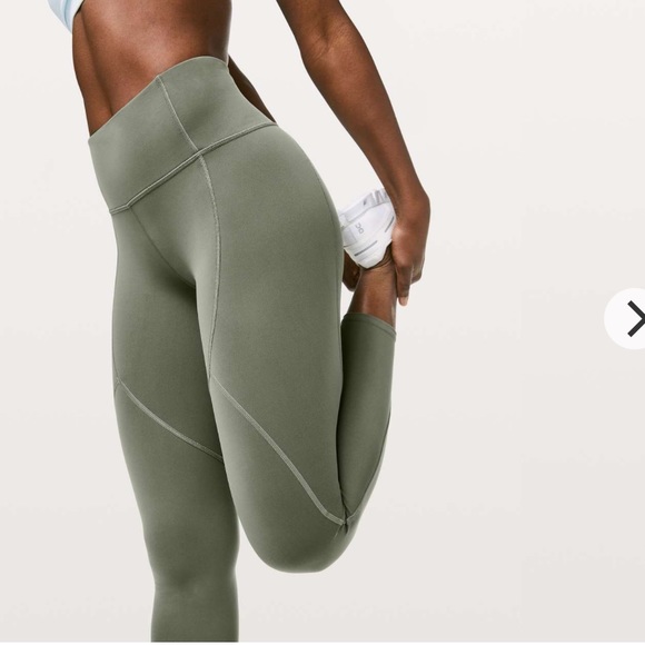 Lululemon to the beat tight • grey sage • size 4 - Picture 5 of 6